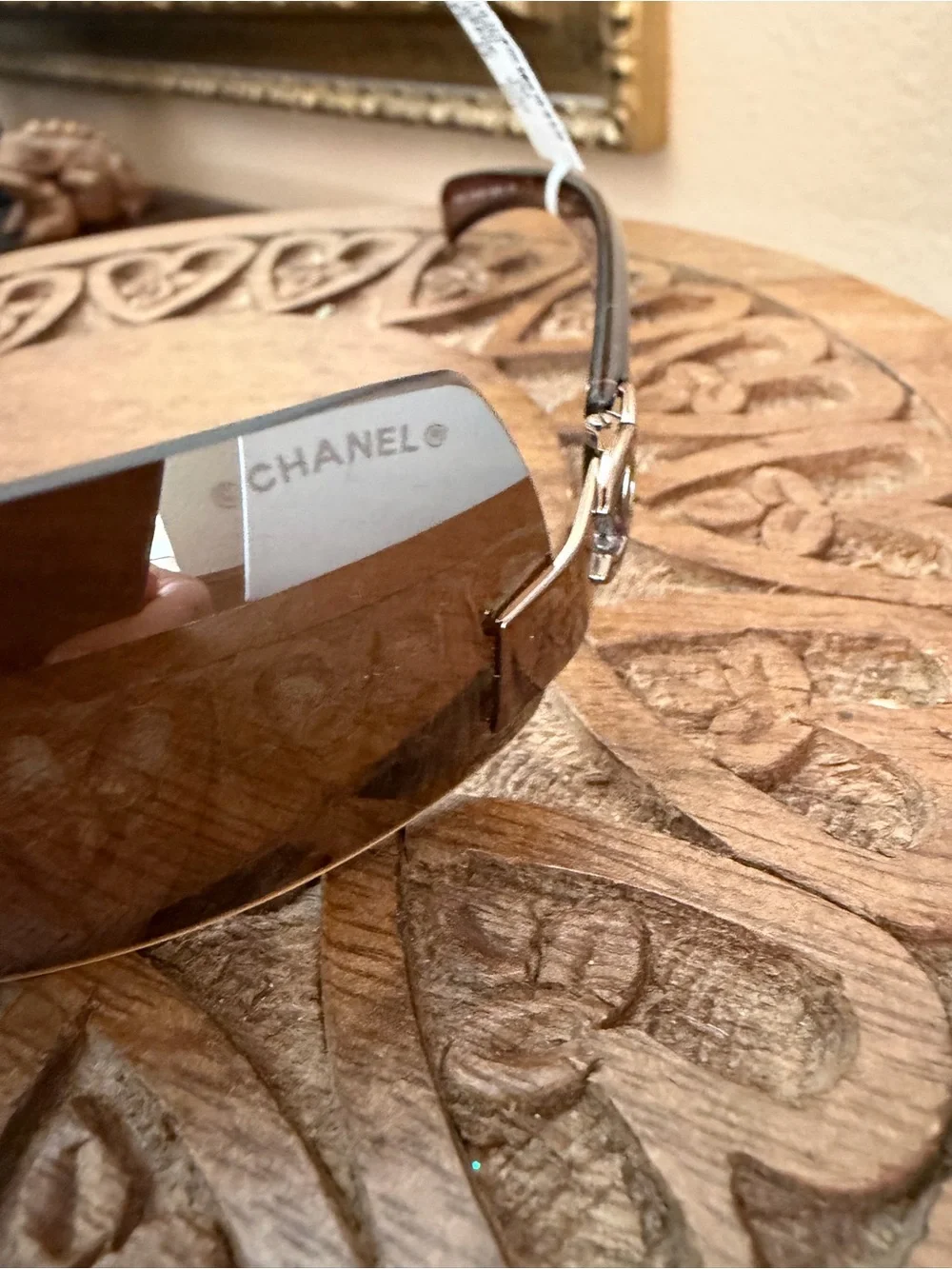 Chanel Brown Sunglasses Frameless New with Tags